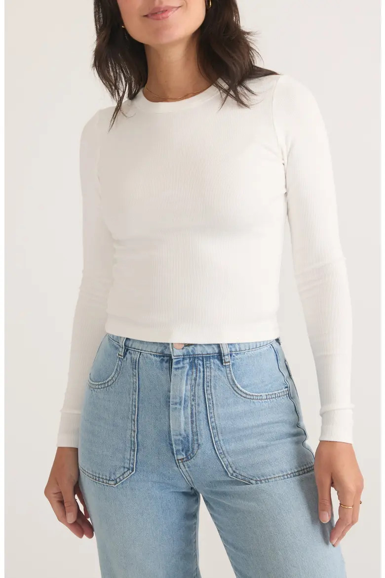 Lexi Sun-In Rib Long Sleeve T-Shirt (Women) | Nordstrom | Nordstrom