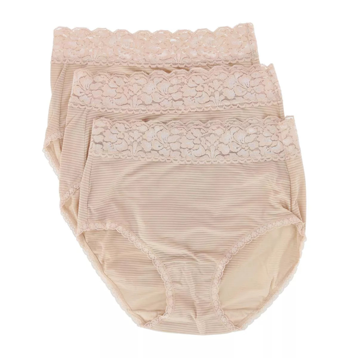 Vanity Fair Women's Flattering Lace Brief Panties(3 Pack) | Target