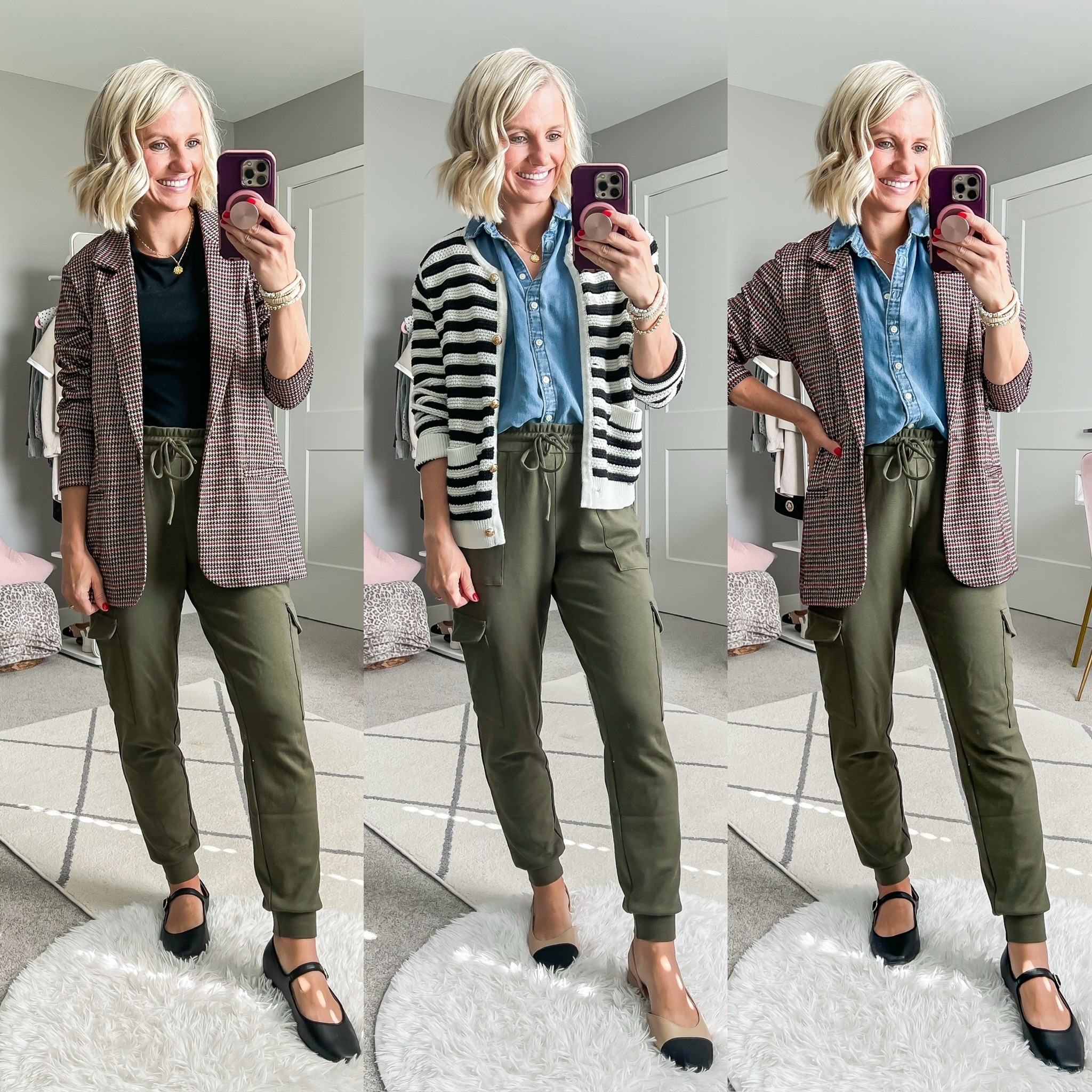 Mom-friendly fall capsule wardrobe outfits. For more details on post visit thriftywifehappylife.com

#LTKSeasonal #LTKFindsUnder100 #LTKStyleTip
