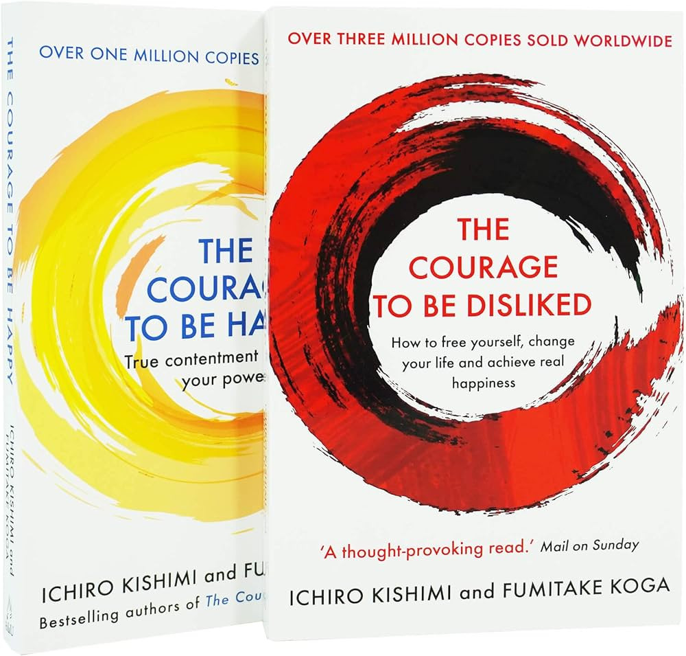 Ichiro Kishimi 2 Books Collection Set (The Courage to be Happy, The Courage To Be Disliked) | Amazon (US)