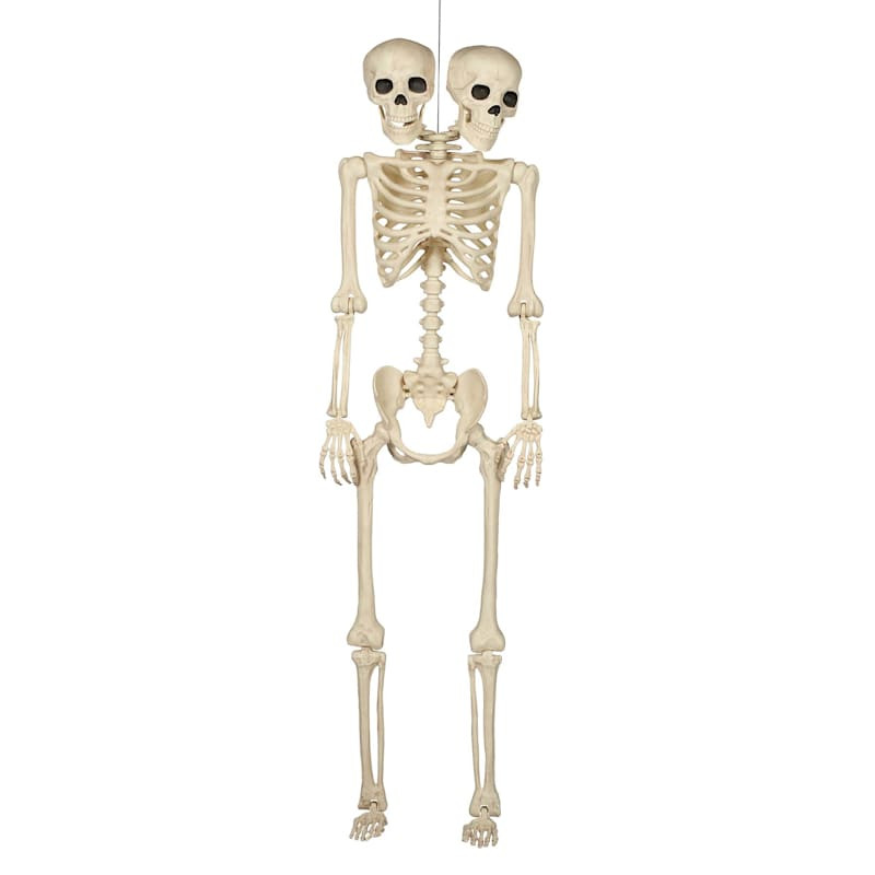 Halloween 2-Headed Skeleton, 60" | At Home