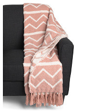Schwartz Woven Tassel Throw | TJ Maxx