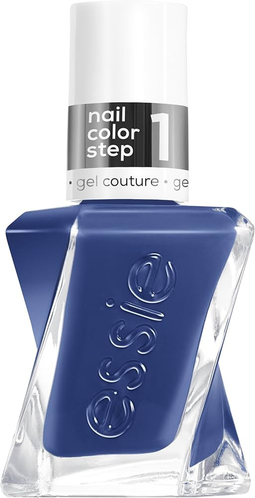 essie gel couture, Long-Lasting Nail Polish, Vegan, Be Dazzled, Blue, Statement Peace, 0.46 fl oz | Amazon (US)