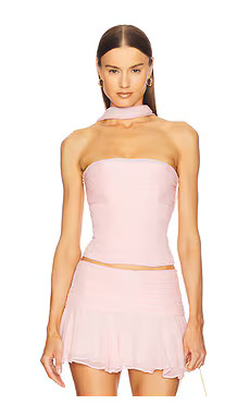 LOBA Aria Corset in Light Pink from Revolve.com | Revolve Clothing (Global)