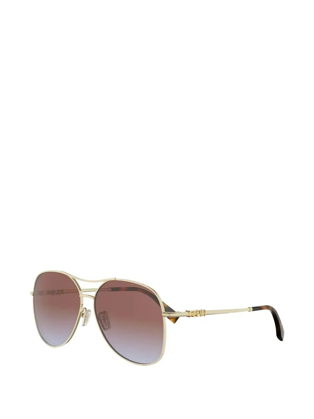 Fendi Eyewear Pilot Frame Sunglasses | Cettire Global