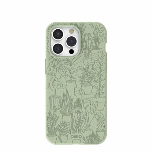 Pela | Phone Case Compatible with iPhone 15 Pro Max | Limited Edition | Supports Wireless Charging | Cute Eco Friendly | Green Oasis | Amazon (US)