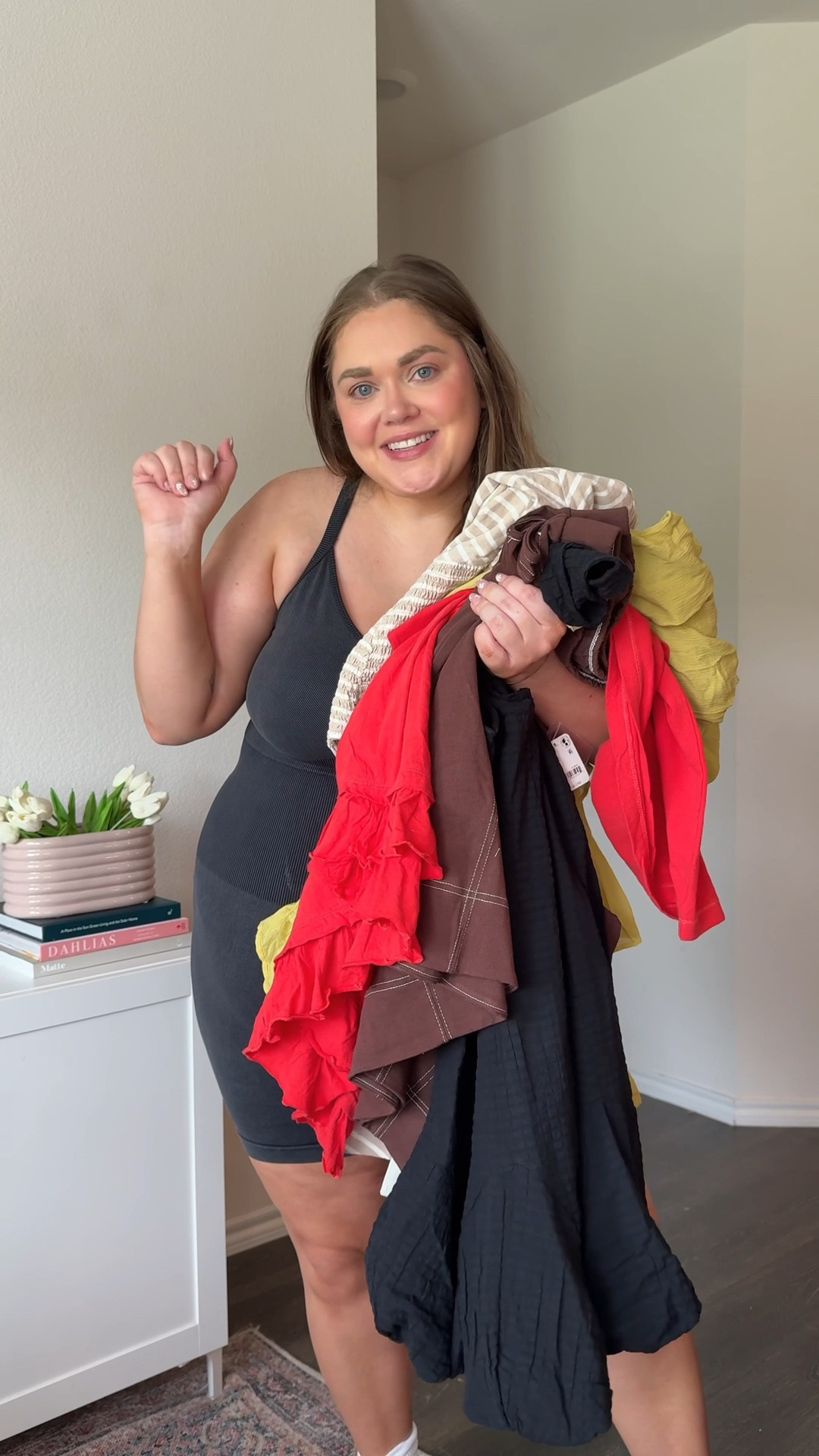 Size 18 free people try on. Wearing xl in everything. Free people dress free people set 

#LTKPlusSize