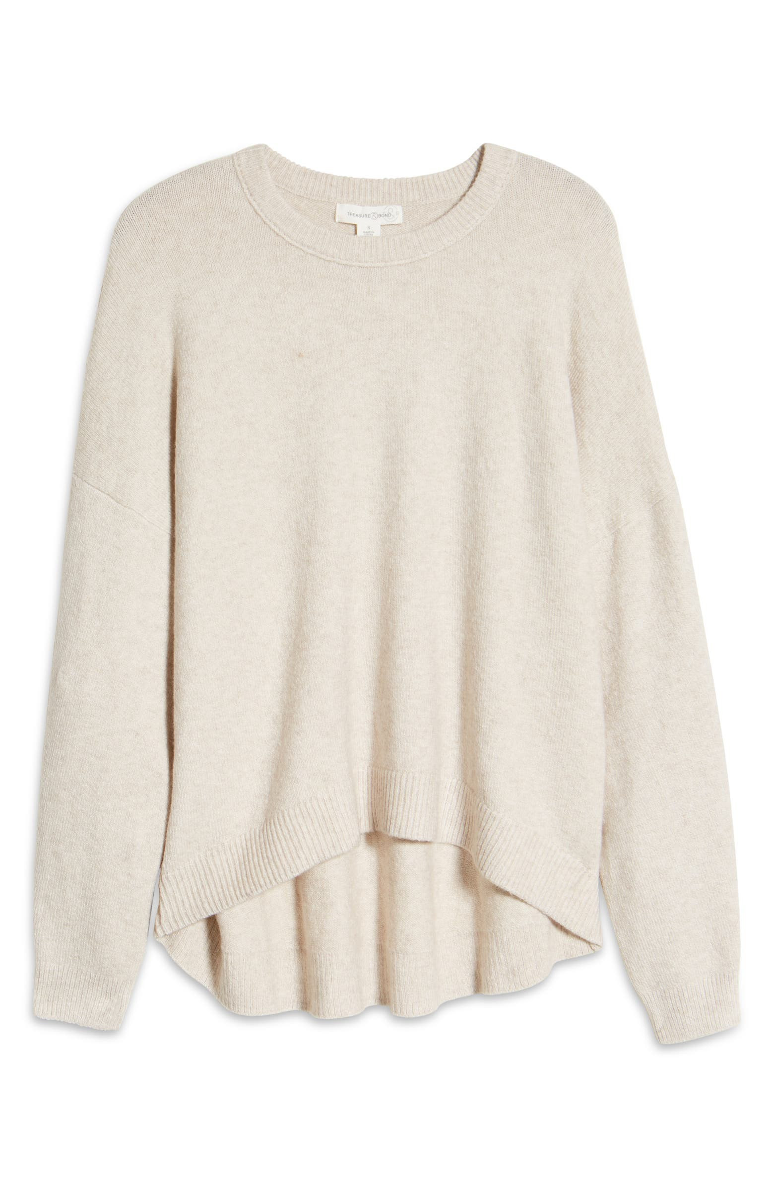 Women's High/Low Crewneck Sweater | Nordstrom | Nordstrom
