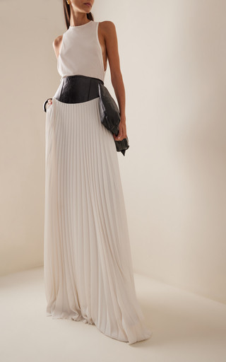 Laurel Pleated Maxi Skirt | Moda Operandi (Global)
