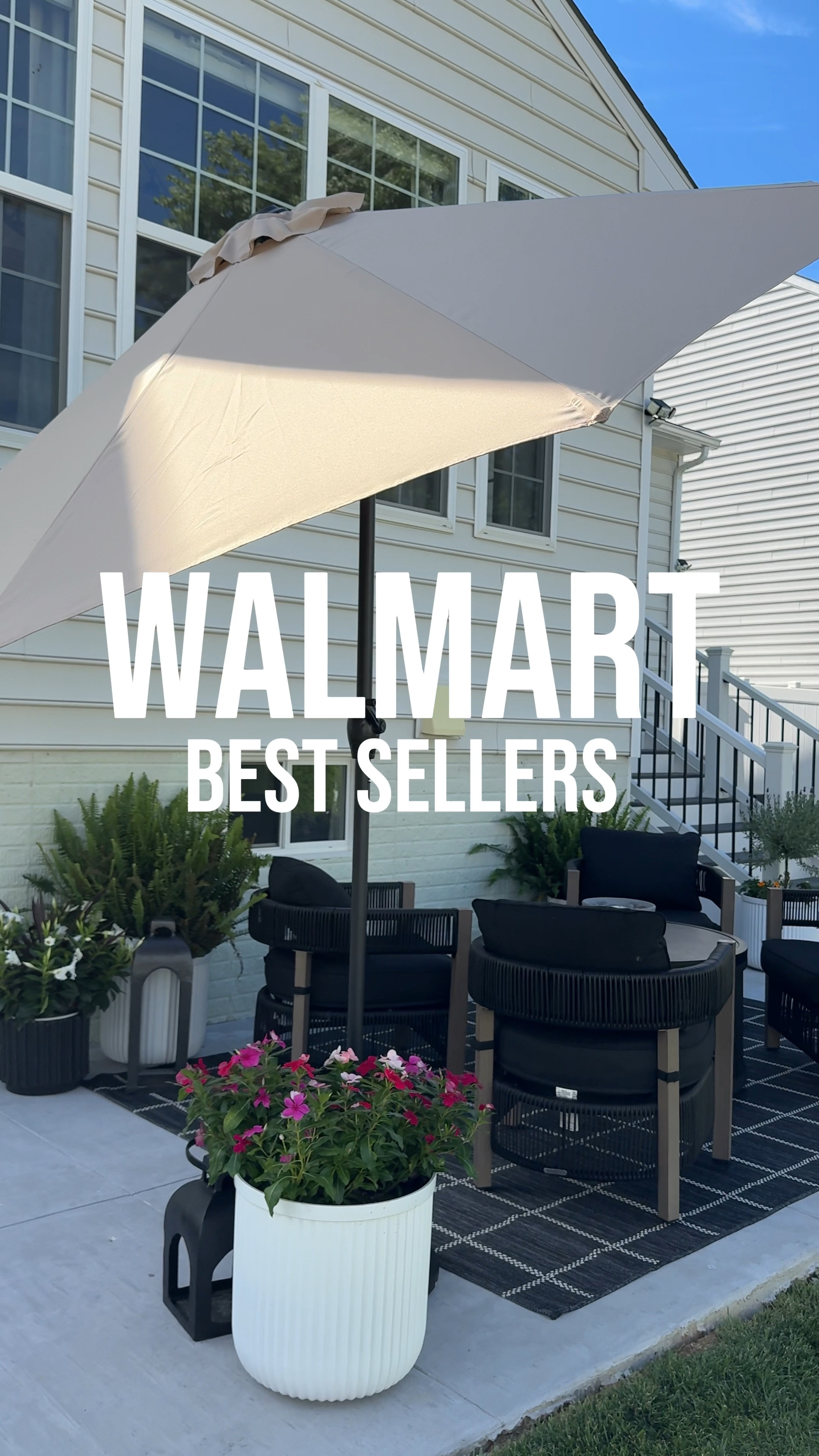 Walmart home, Walmart outdoor, outdoor furniture, outdoor rug, marble table, florals, planters, outdoor umbrella, 

#LTKSummerSales #LTKHome #LTKSaleAlert