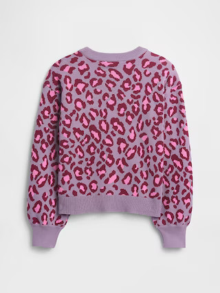 Kids Relaxed Intarsia Sweater | Gap Factory