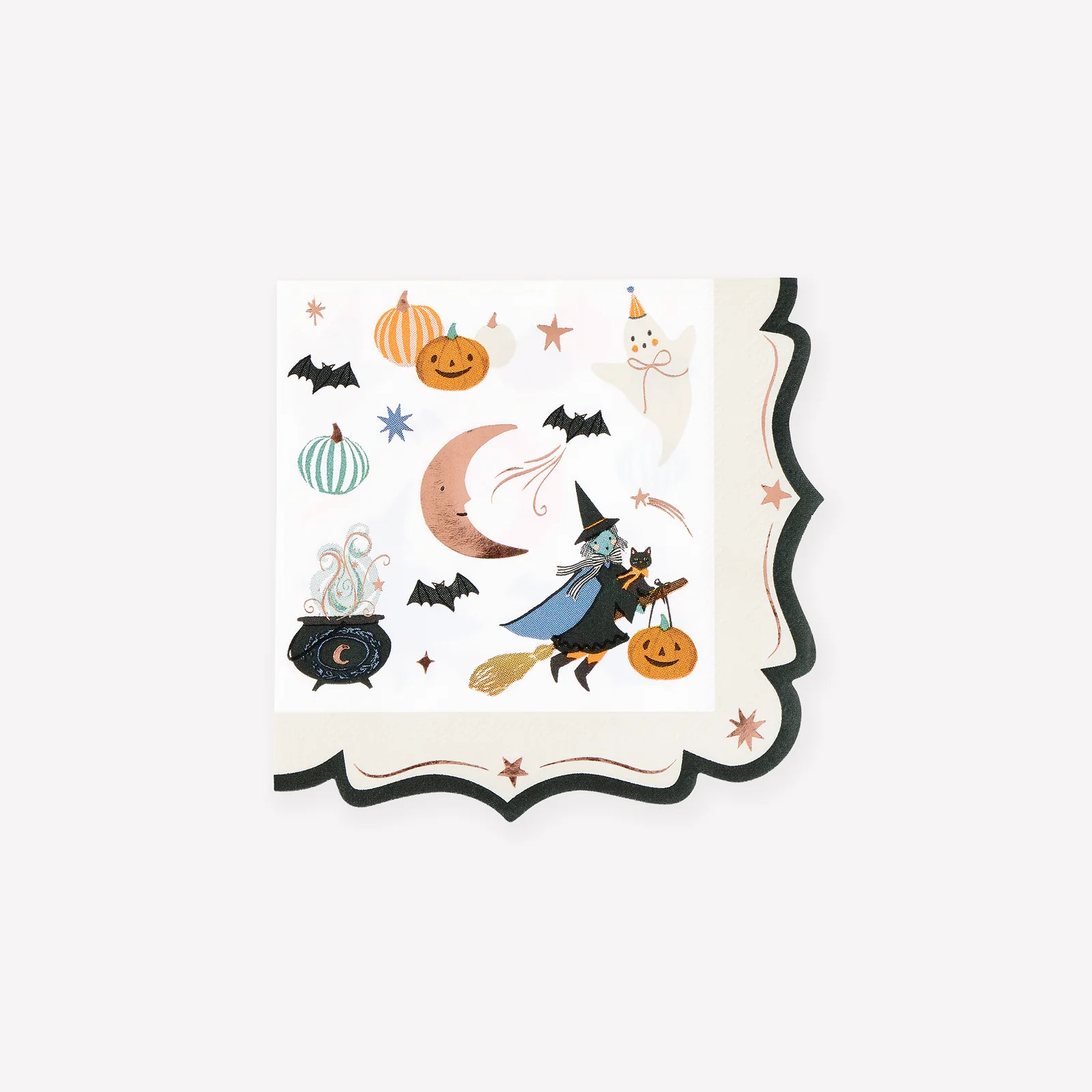 Small Ornate Halloween Napkins | Meri Meri