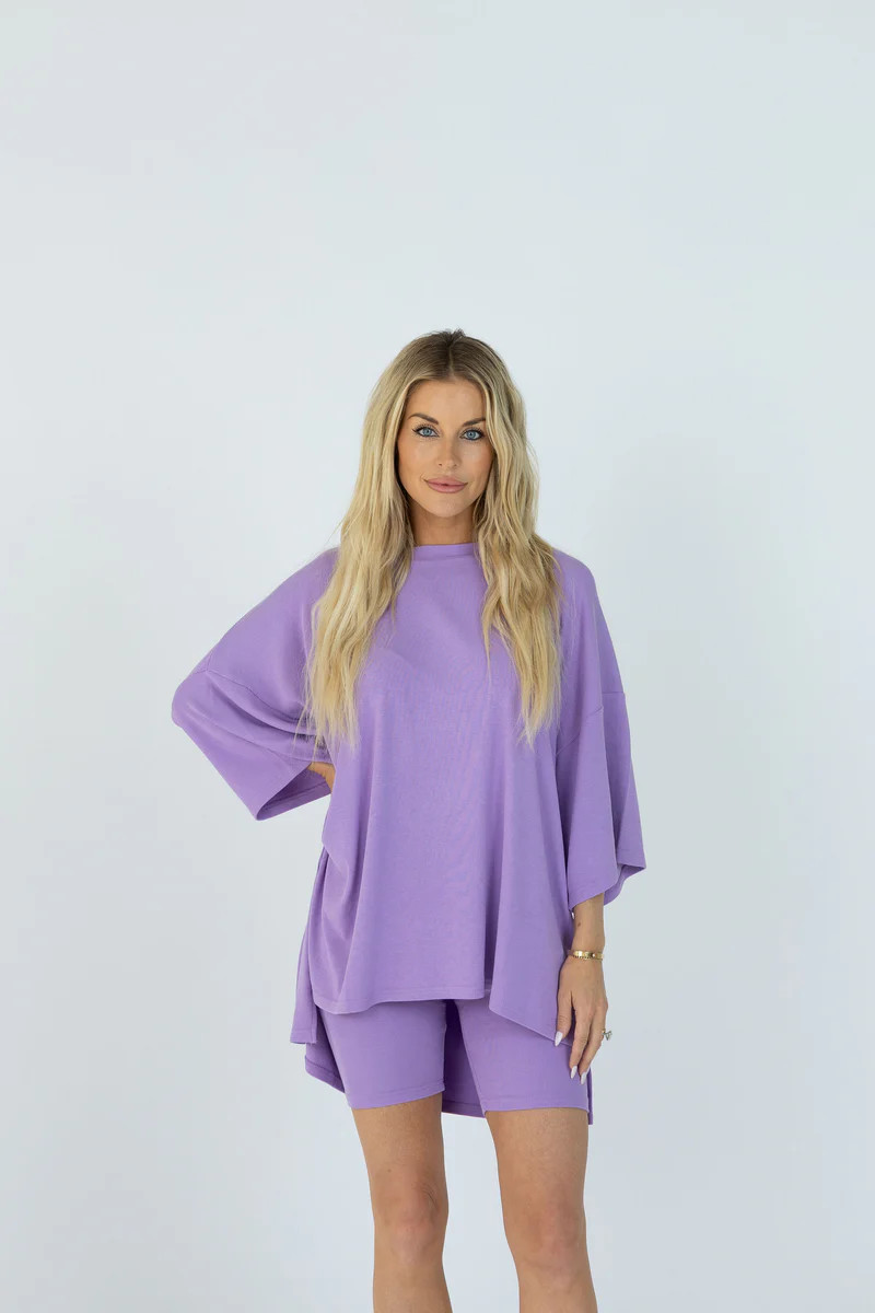 All Weekend Long Set Bright Lilac | The Foxy Kind