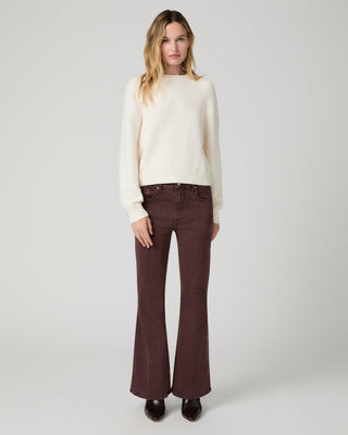 Marlow Skimmer Flare Jean - Vintage Wild Mulberry | Paige