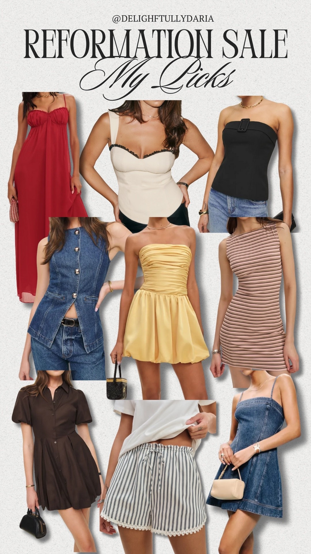 Reformation is currently having a sale! Sharing some of my favorite picks

#LTKSaleAlert