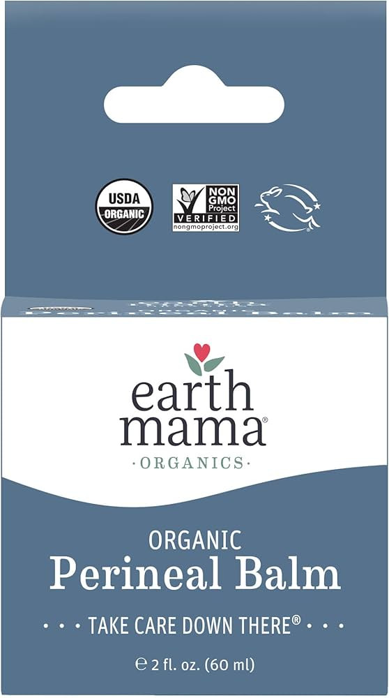 Earth Mama Organic Perineal Balm | Naturally Cooling Herbal Salve for Pregnancy and Postpartum Re... | Amazon (US)