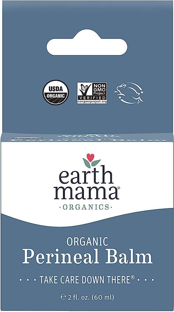 Earth Mama Organic Perineal Balm | Naturally Cooling Herbal Salve for Pregnancy and Postpartum Re... | Amazon (US)