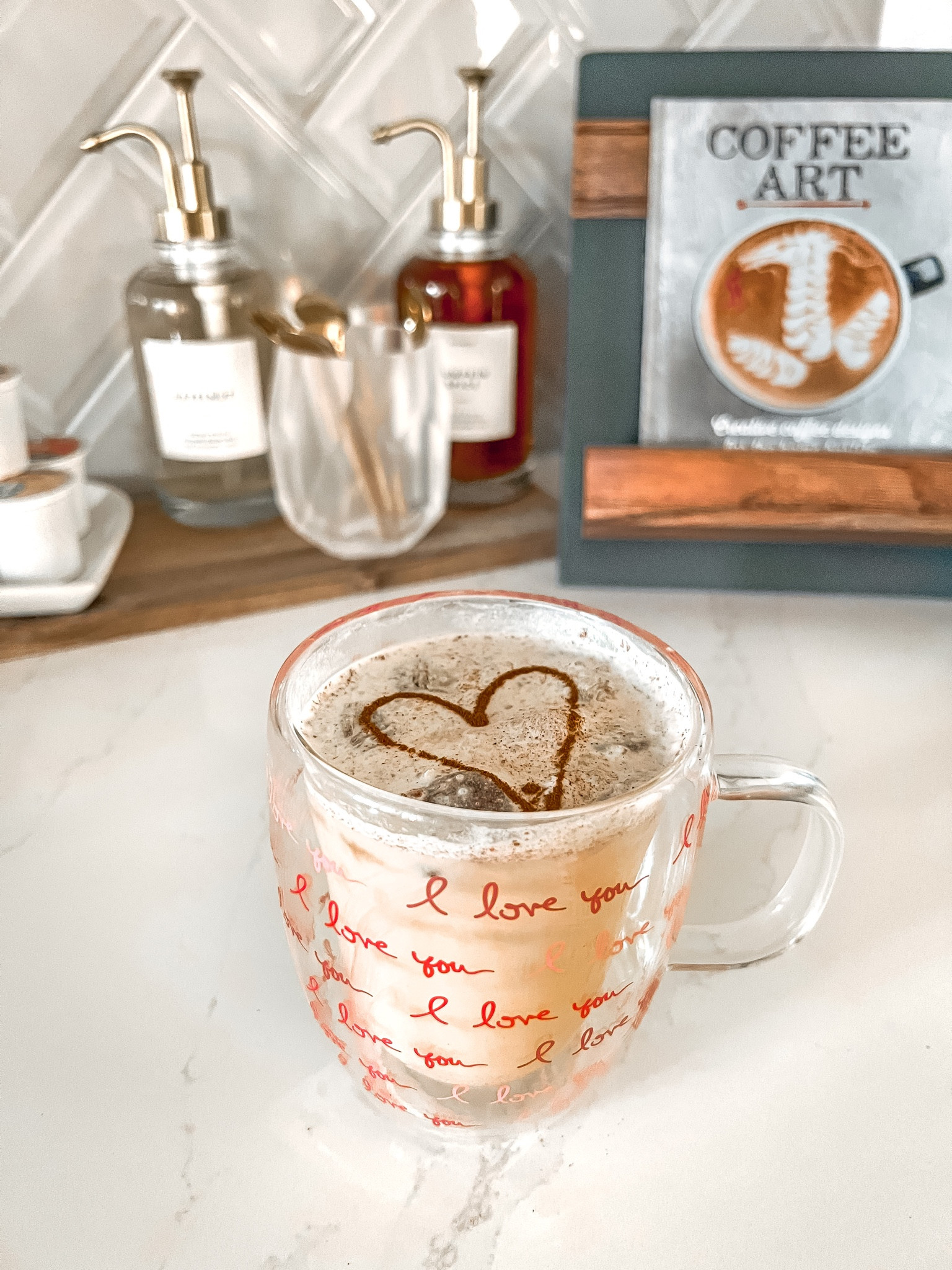 Coffee bar decor. Valentines Day coffee 
:
.
#coffee #coffeebar #valentinescoffee 

#LTKFind #LTKsalealert #LTKhome