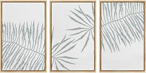 SIGNWIN Framed Canvas Wall Art Tree Leaves Abstract Patterns Digital Art Modern Art Contemporary ... | Amazon (US)