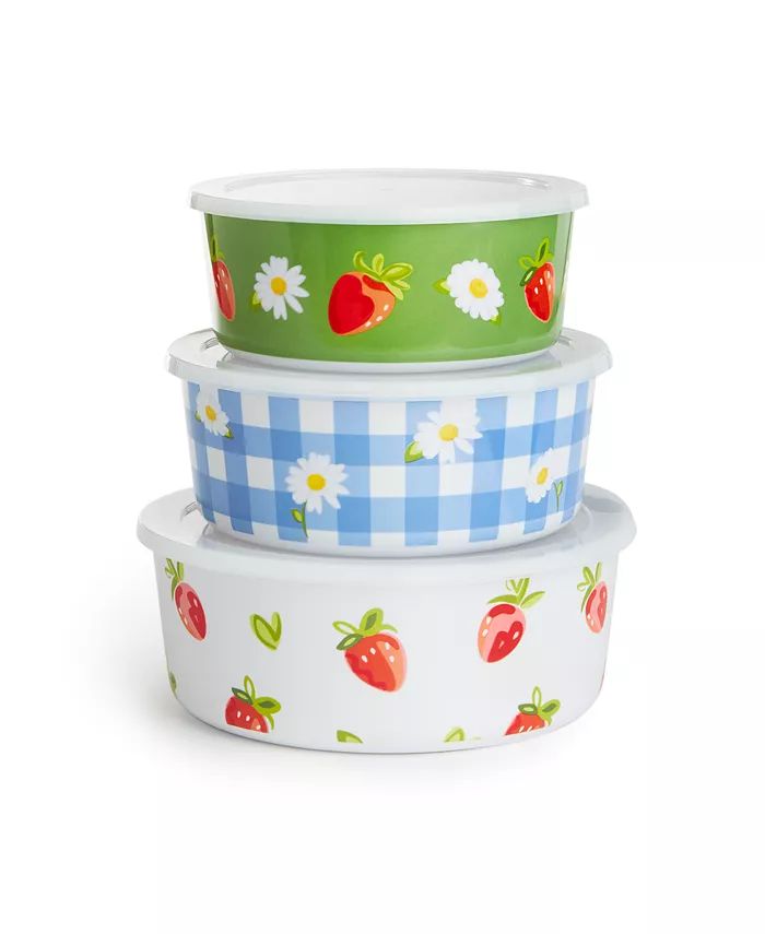 Farm Fresh BBQ Set of 3 Nesting Containers, Created for Macy's | Macys (US)