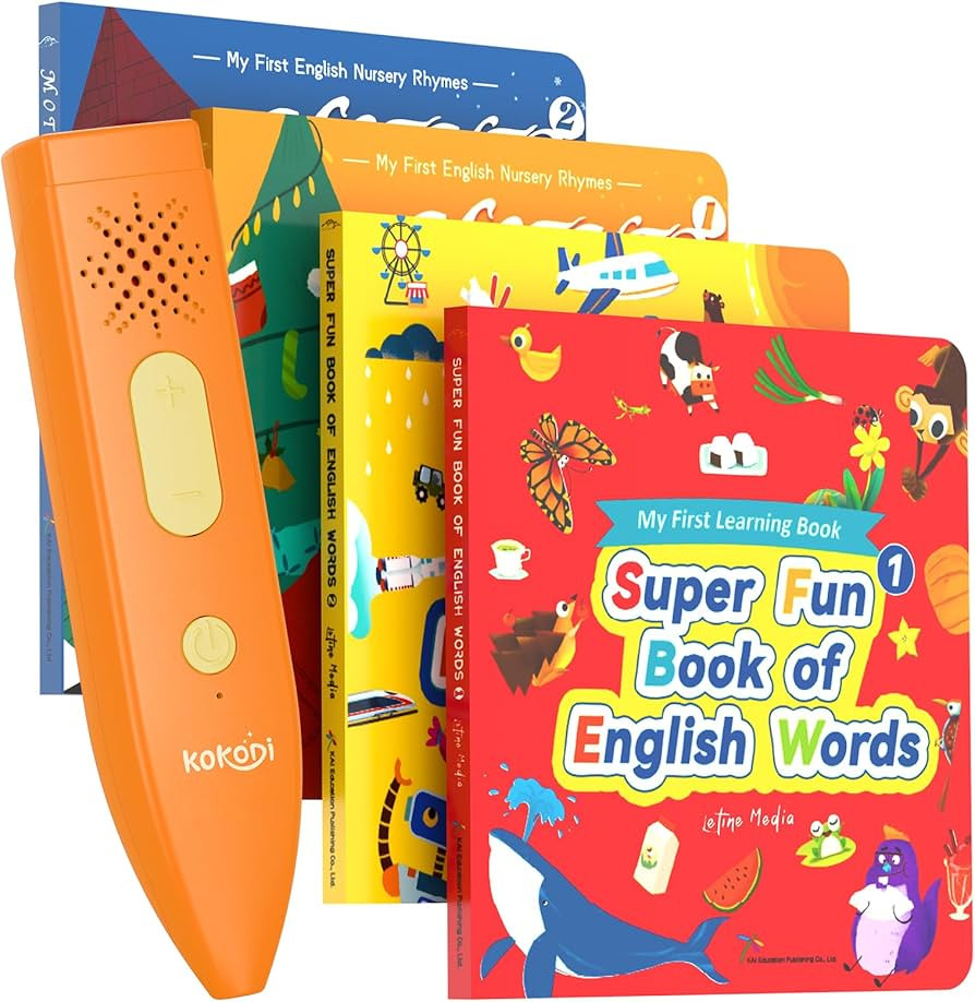 KOKODI Talking Pen Books Sets, Autism Sensory Games, Interactive Audio Sound Books Kids Learning ... | Amazon (US)