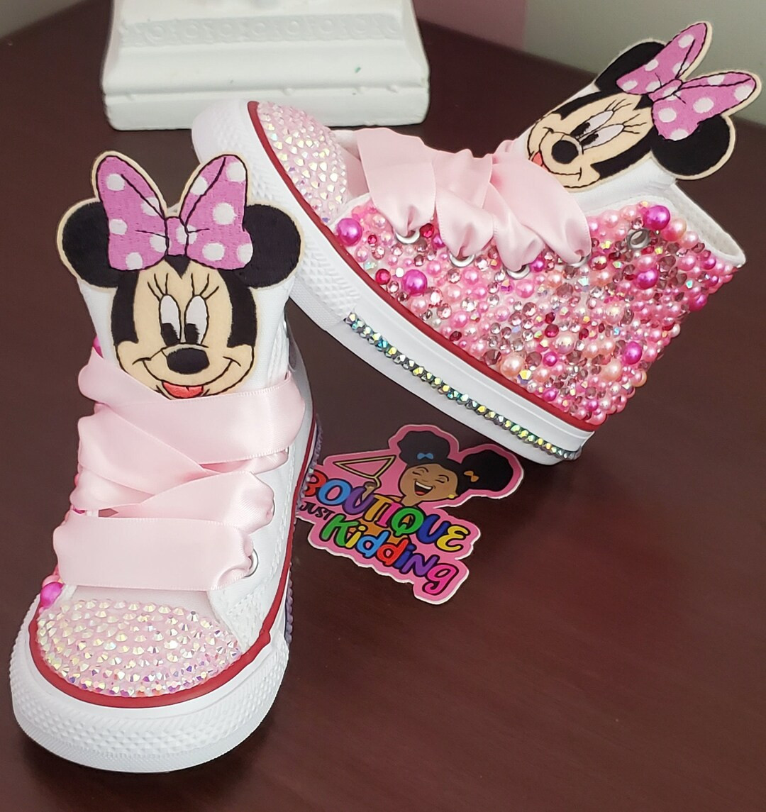 Mouse Inspired Custom Converse, Bling Converse, Birthday Converse, Custom Sneakers - Etsy | Etsy (US)