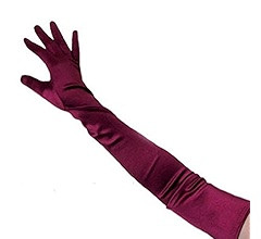 23" Extra Long Super Stretch Over the Elbow Party Bridal Dance Sexy Satin Gloves A-Grade Quality ... | Amazon (US)