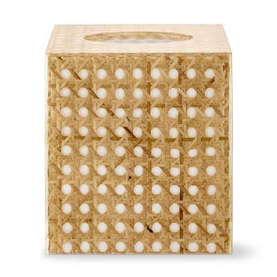 Rattan and Acrylic Tissue Holder | Williams-Sonoma