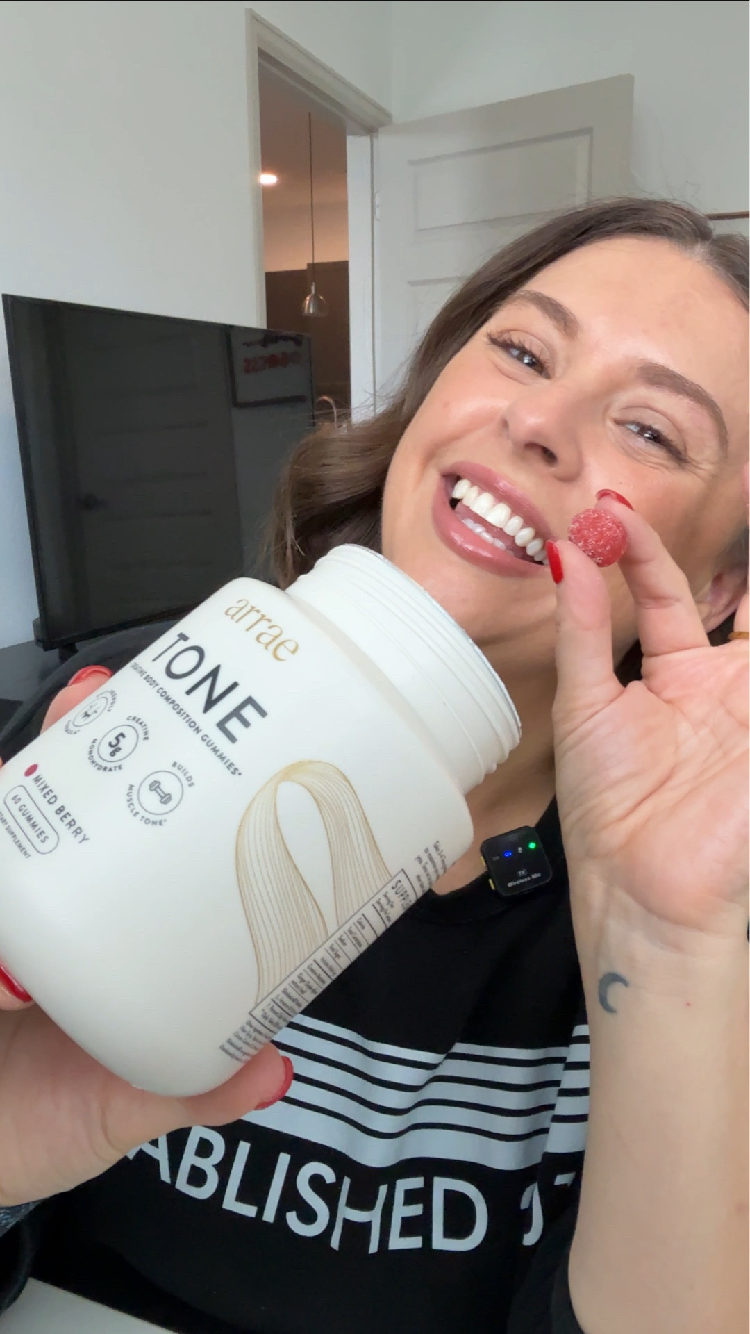 As a Reformer Pilates Instructor, my workouts are all about control + consistency. These new viral Arrae Tone Creatine Gummies help me recover master and show up stronger (without the bulk or the bloat) 💪🏼🍓✨

#LTKMidsize #LTKBeauty #LTKActive
