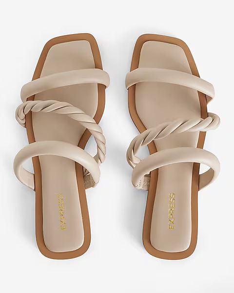 Twisted Rope Flat Sandals | Express