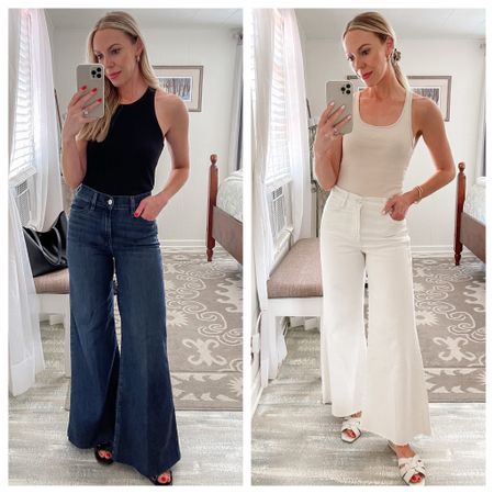 One of my all-time favorite denim styles is this cropped wide leg - so flattering and looks great with heels or flats 

#LTKstyletip #LTKover40 #LTKSeasonal