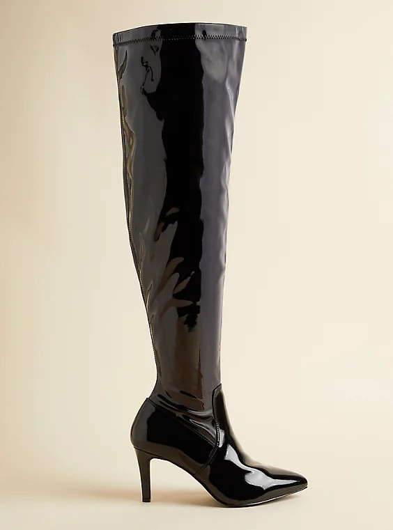 Over The Knee Pointed Toe Stiletto Boot (WW) | Torrid (US & Canada)