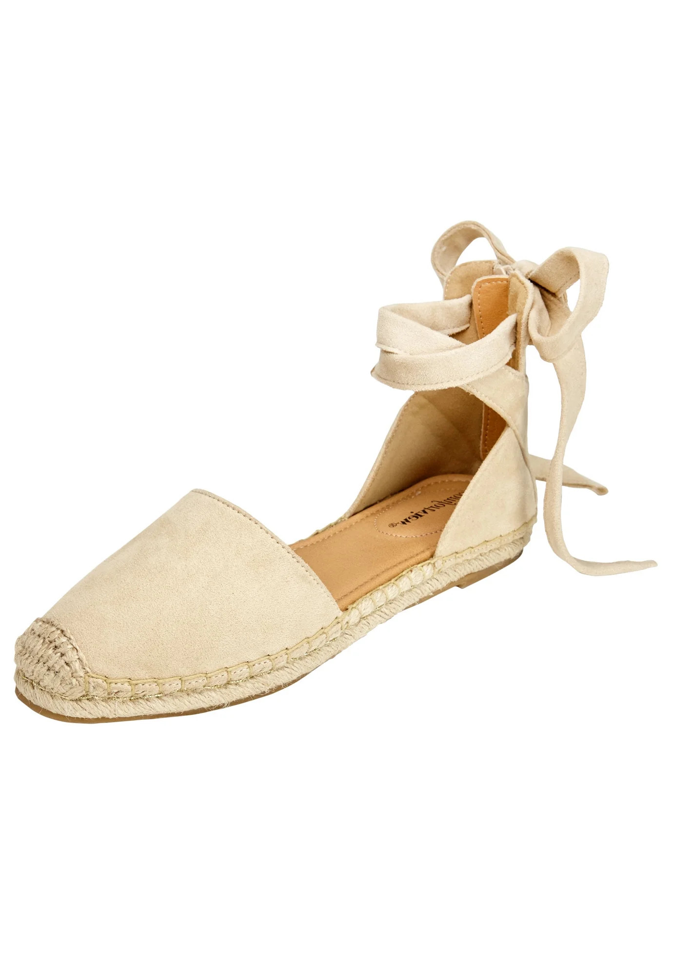 Comfortview Women's Wide Width The Shayla Flat Espadrille Shoes | Walmart (US)