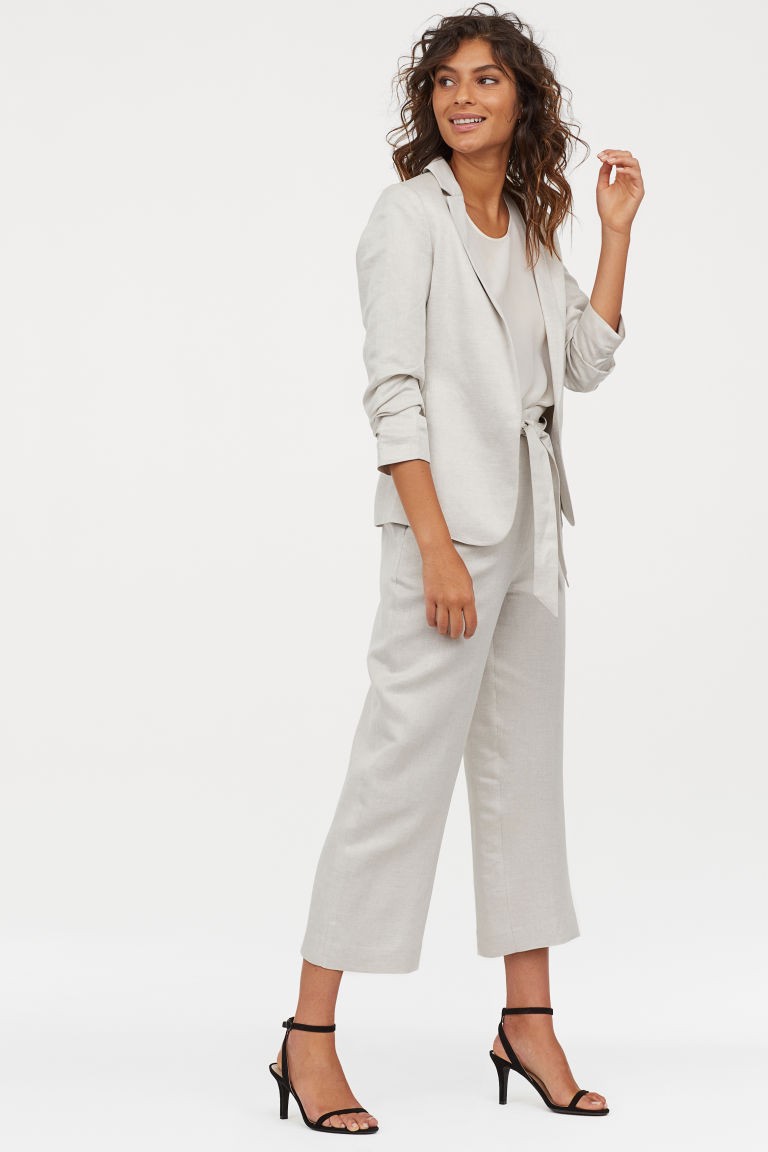 Linen-blend Jacket | H&M (US + CA)