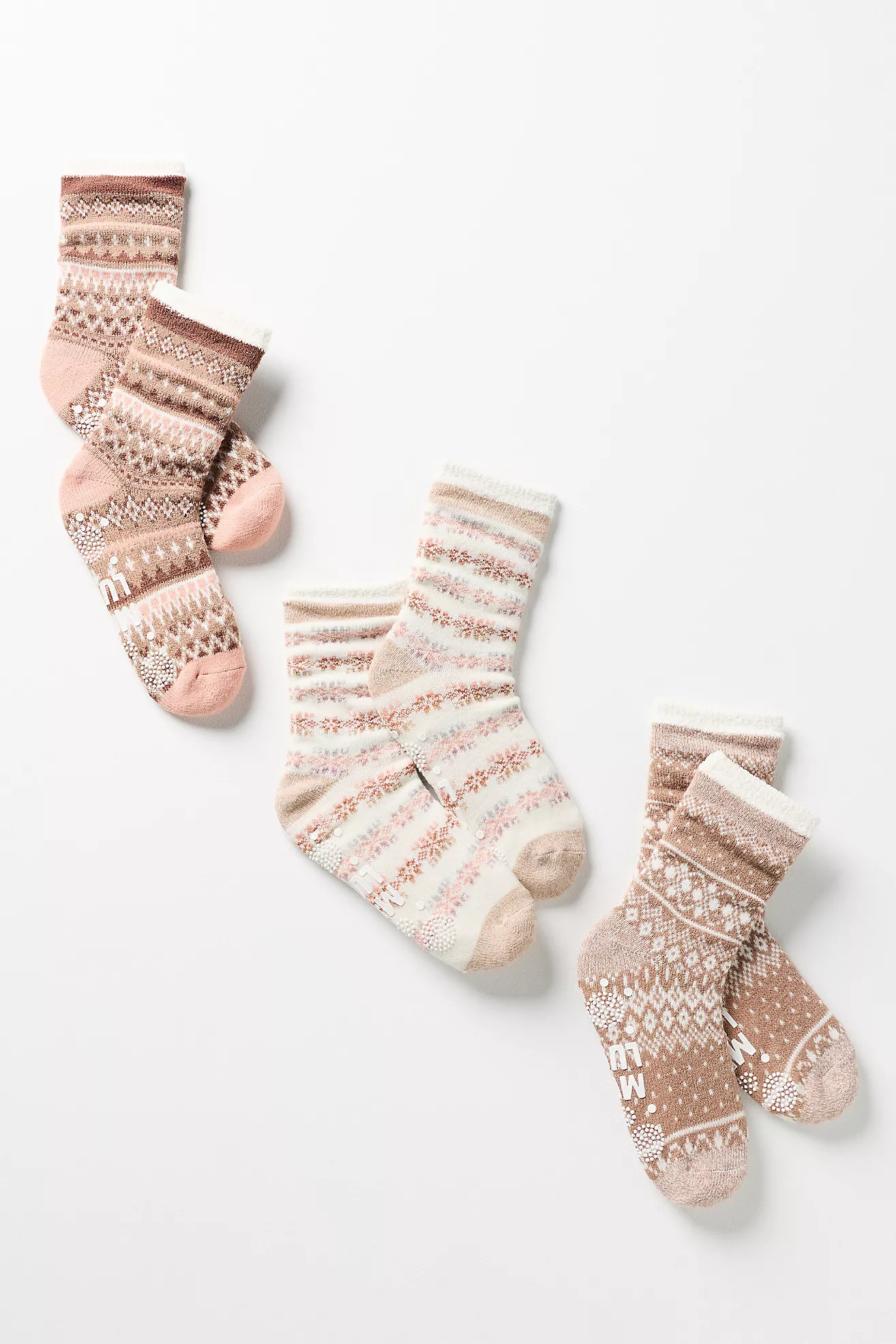 MUK LUKS Tall Cozy Lounge Socks, Set of 3 | Anthropologie (US)