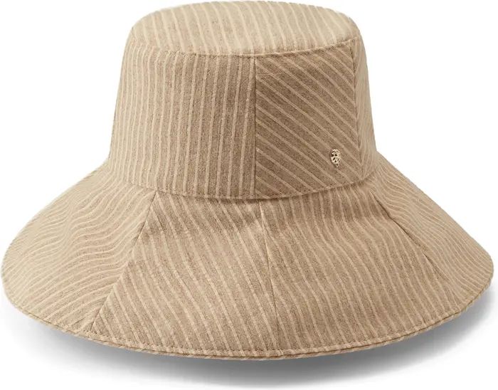 Stripe Cotton Wide Brim Bucket Hat | Nordstrom Rack