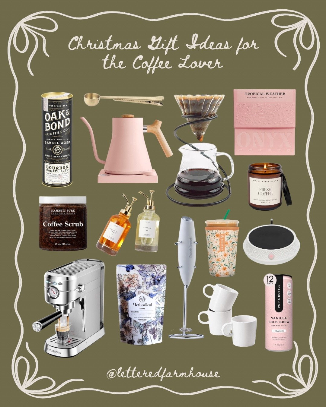 Discover the perfect gifts for coffee aficionados! From sleek espresso machines to cozy mug warmers and indulgent coffee sugar scrubs, explore our curated roundup of Amazon's finest coffee-themed treasures. Elevate your coffee experience this year with these delightful finds!

#founditonamazon #amazonhome #amazonfinds Mother’s Day gift ideas, mothers day gift baskets, Mother’s Day gifts for friends, Mother’s Day gift guide, Mother’s Day gift ideas for grandmas, gifts to mom from daughter, gifts for mother in law, gifts for her, gifts for sister, gift for friend#LTKCyberWeek

Follow my LTK @LetteredFarmhouse on the @shop.LTK app to view this post and get my exclusive app-only content!

#liketkit #LTKGiftGuide #LTKHoliday
@shop.ltk
https://liketk.it/5BevF

#LTKfoodie #LTKGiftGuide #LTKHoliday
