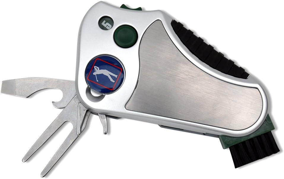 Golfer's Best Tool Golf Multitool All-IN-ONE - Stroke Counter, Divot Repair Tool, Brush, Ball Mar... | Amazon (US)
