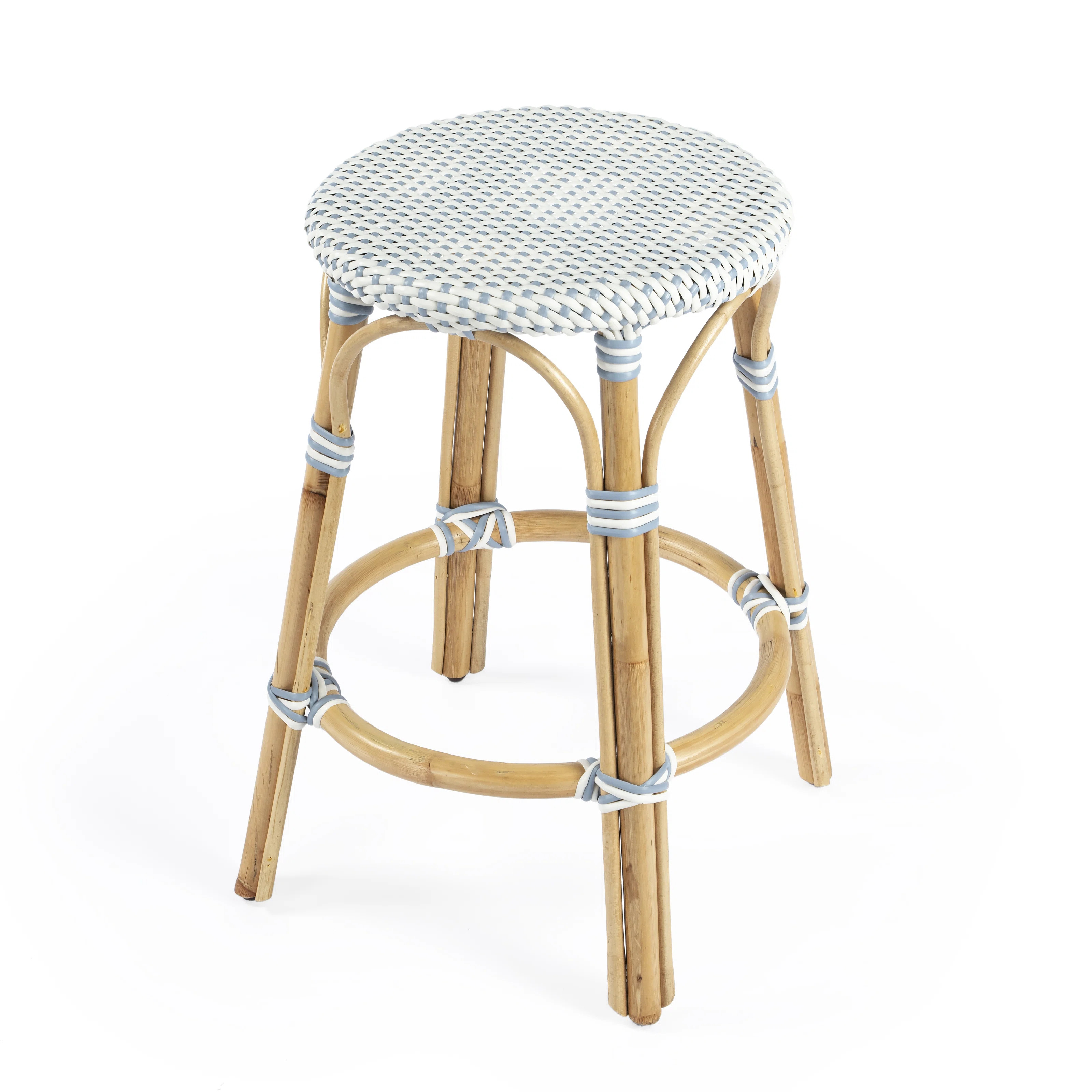 Alastair Wicker/Rattan Backless Stool | Wayfair North America