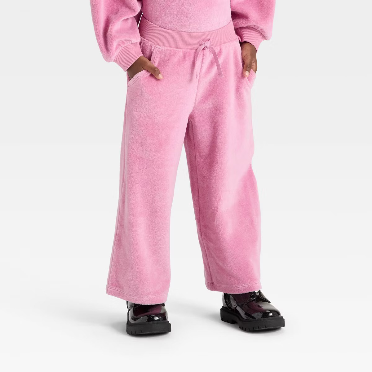 Toddler Girls' Velour Wide Leg Pants - Cat & Jack™ | Target
