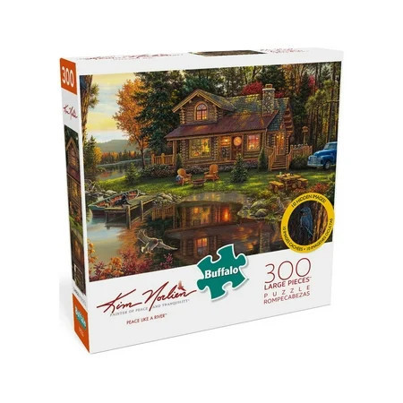Buffalo Games Kim Norlien Peace Like a River 300-Piece Interlocking Jigsaw Puzzle for Adults Ages 14+ | Walmart (US)
