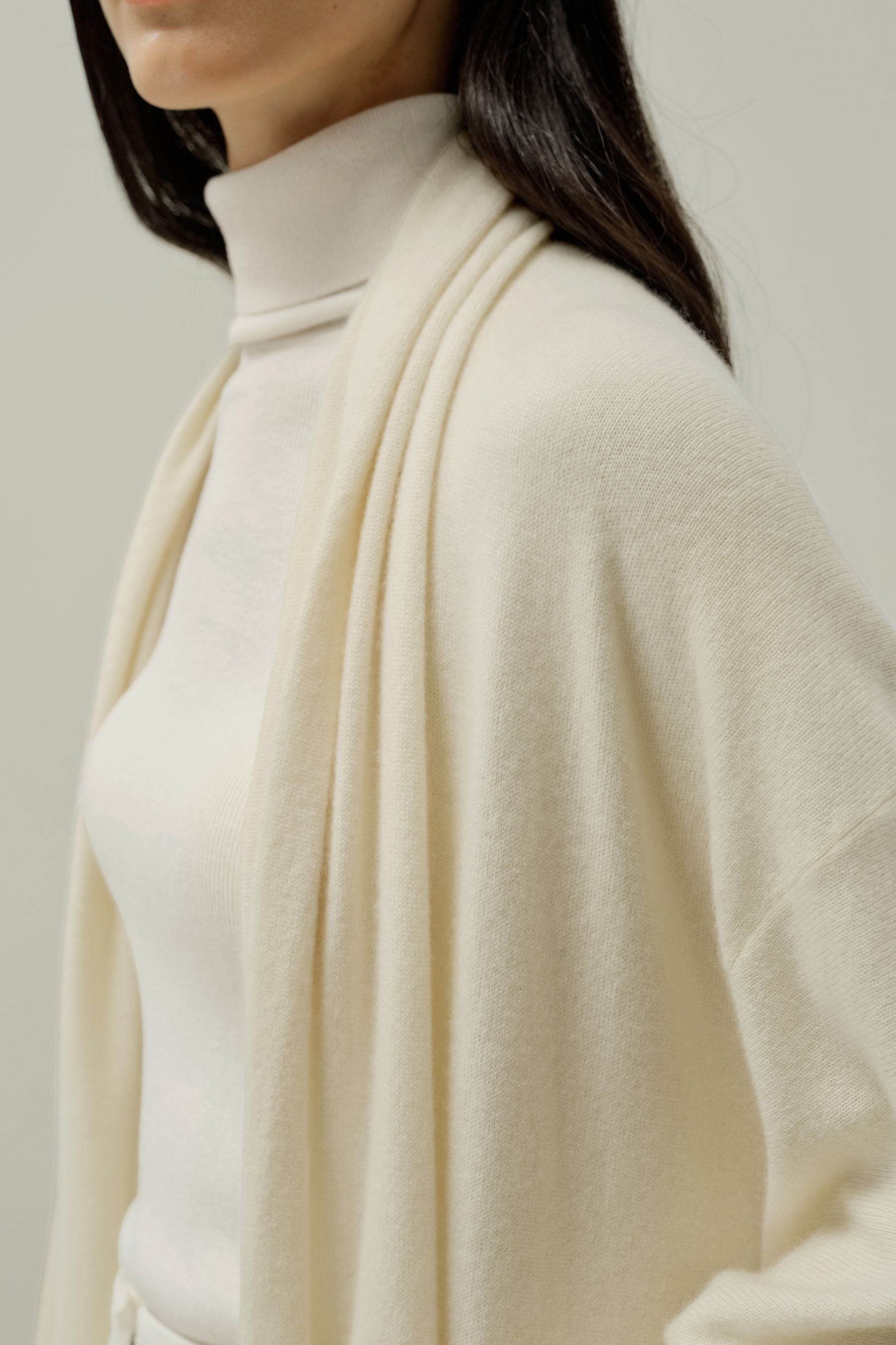 Calf-length cashmere cardigan | LILYSILK