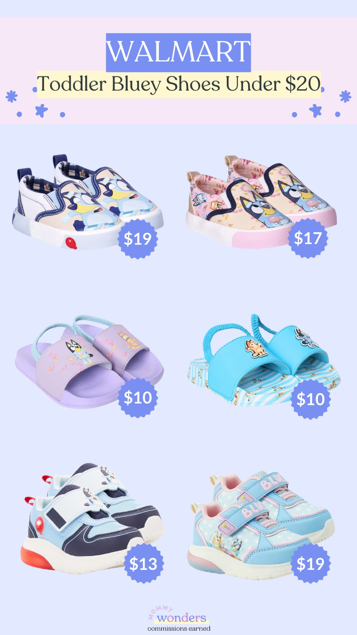 Bluey shoes for toddlers under $20 at Walmart! These are perfect for back to school! 

#LTKStyleTip #LTKKids #LTKShoeCrush