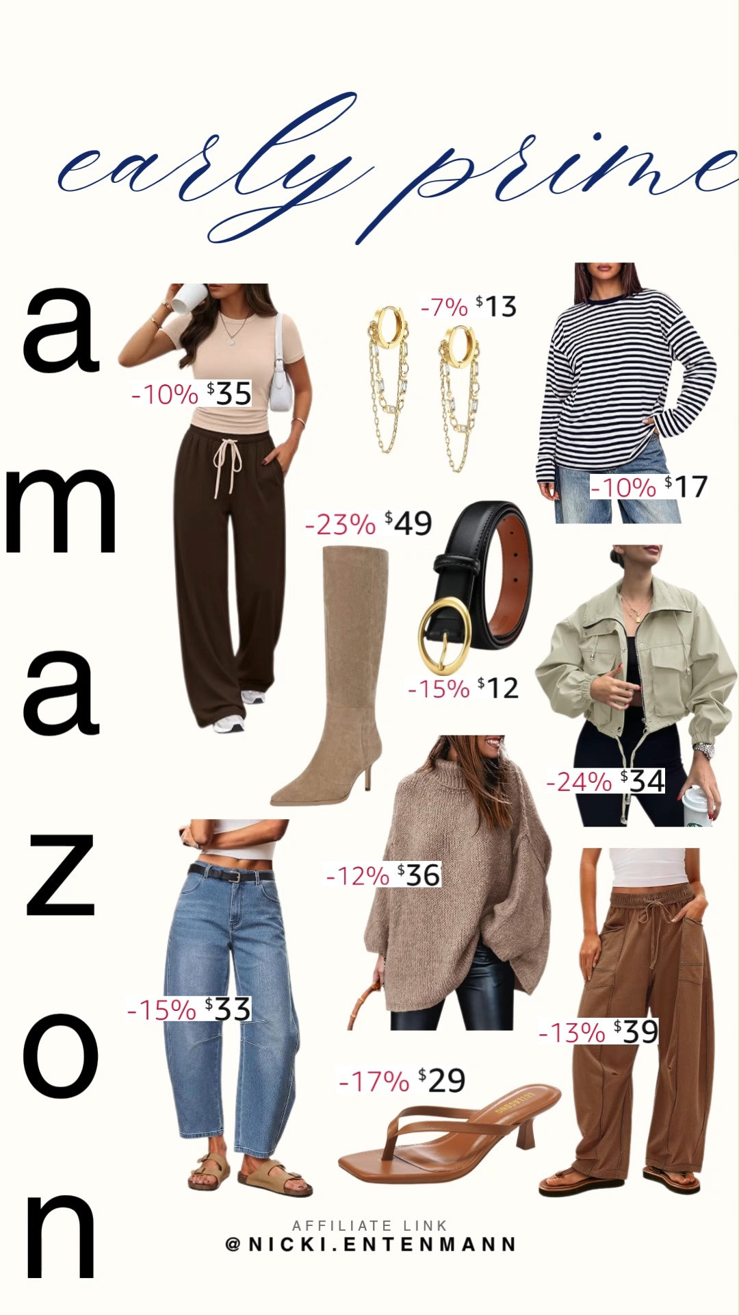 Snag early Prime Day clothing deals crafted for everyday style brilliance. From boots to cozy sweaters, they blend comfort, fashion, and confidence seamlessly. #fashionfinds #amazondeals #earlyprimeday #primeDaydeals #shoppingdeal #womensfashion #styleessentials #ootdfashion #casualstyle #everydaystyle 👢🧥✨ 

 #LTKdayinmylife #LTKootd #LTKSaleAlert