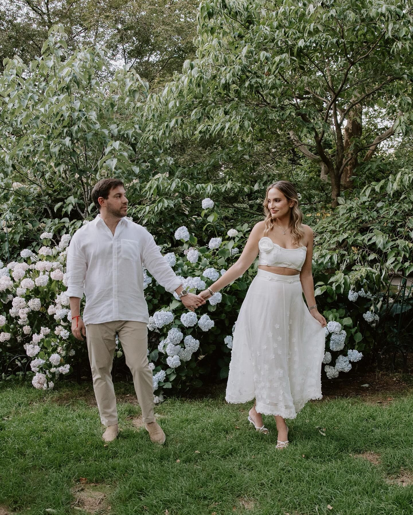 Prepare to be sick of us 🤍🪻⛲️💍
Photographer: @cheyannadenicolaphoto 
Glam: @nataliedresher 
Hair: @stanekstyles @untamedpetals 
My outfit: @zimmermann @sophiawebster