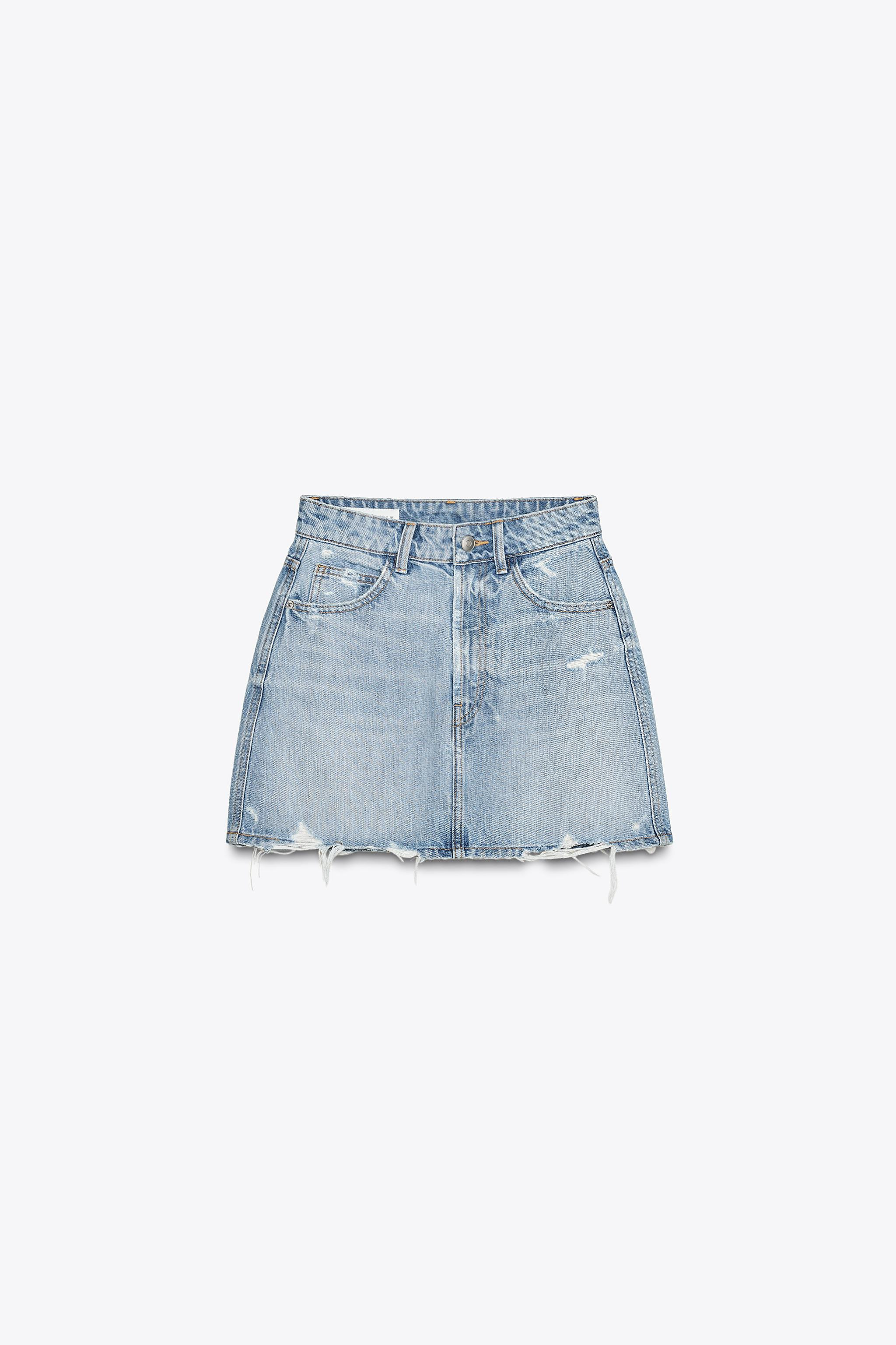 DENIM TRF MINI SKIRT | Zara US