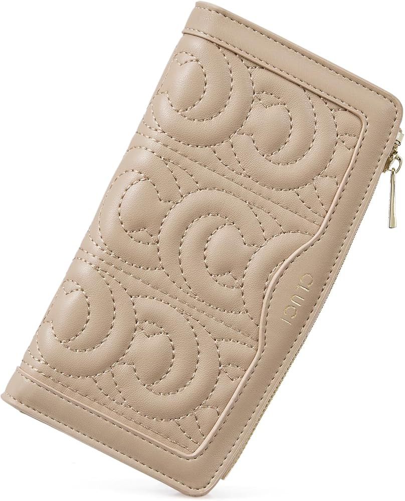CLUCI Women Wallet Leather RFID Blocking Designer Trifold Card Holder Ladies Clutch with ID Windo... | Amazon (US)