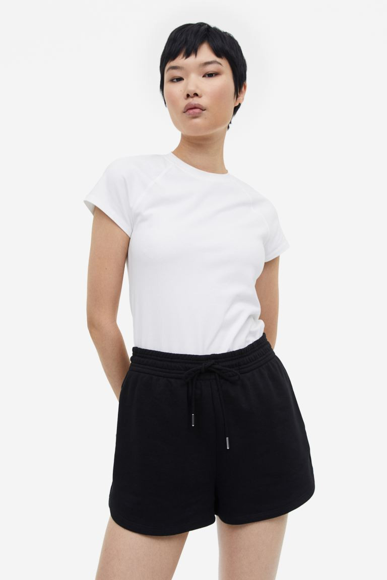 Sweatshorts - Black - Ladies | H&M US | H&M (US + CA)