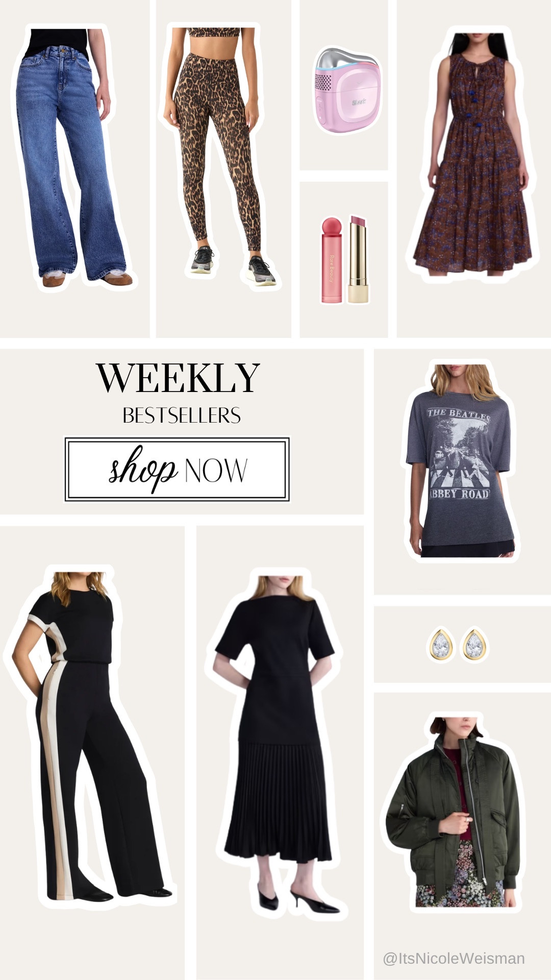 You girls were shopping EVERYTHING this week 😂 Wide-leg jeans, leopard leggings, the cutest matching set… and a little beauty thrown in because apparently we’re doing it all. 👏 Rounded up this week’s bestsellers so you can catch anything you missed!

Tap the product photos below to shop your favorites 🤎

Weekly bestsellers / fall fashion / wide-leg jeans / matching set / midi dresses / graphic tee / leopard leggings / fall jacket / beauty finds