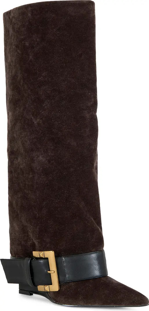 Antonina Belted Wedge Boot (Women) | Nordstrom